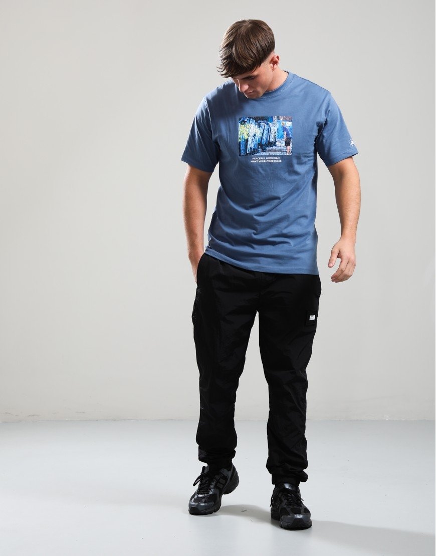 Peaceful Hooligan Stand Off T-Shirt Copen Blue