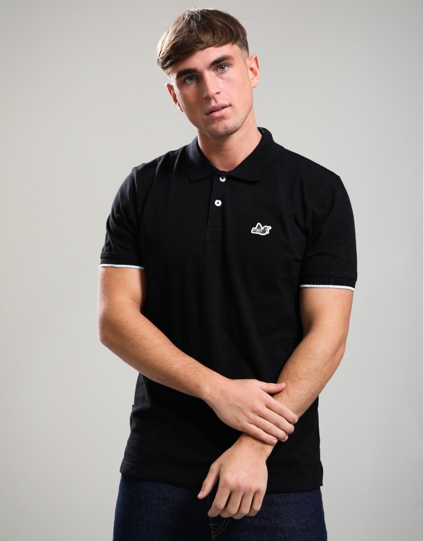 Peaceful Hooligan Steward Polo Shirt Black