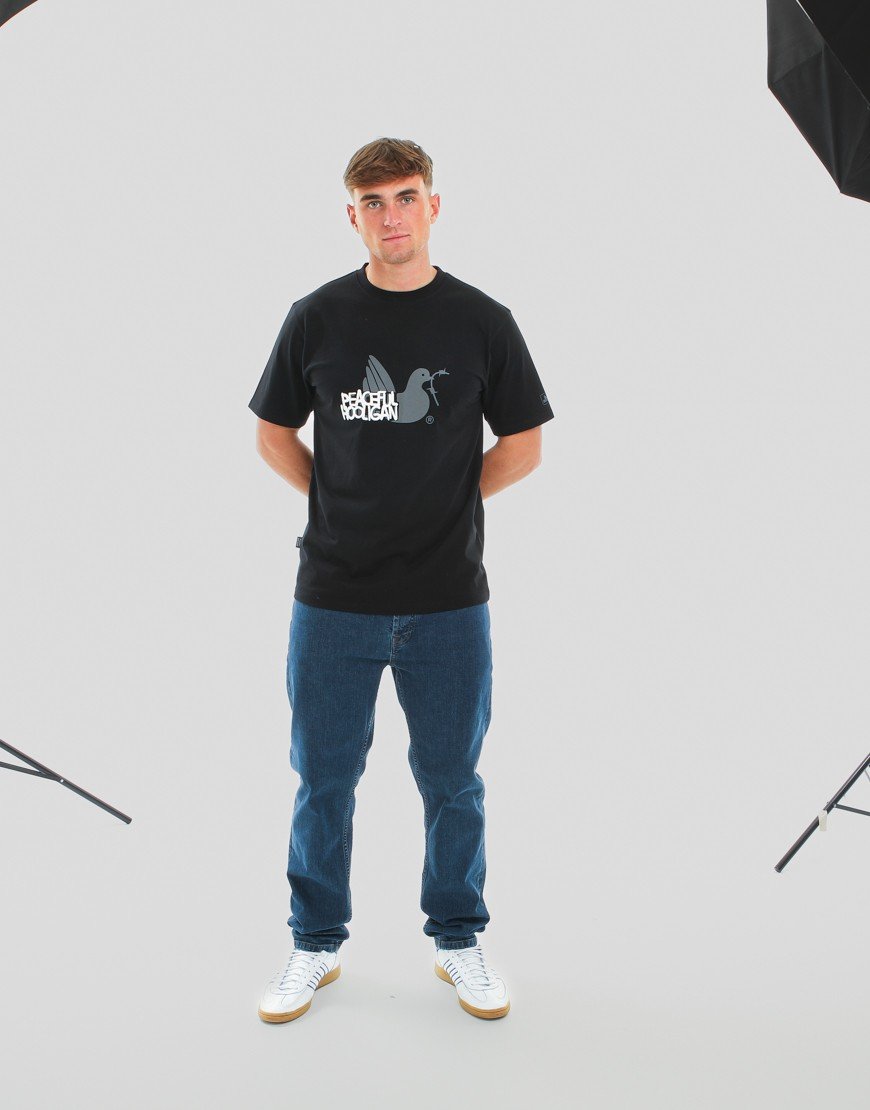 Peaceful Hooligan Tagged T-Shirt Black
