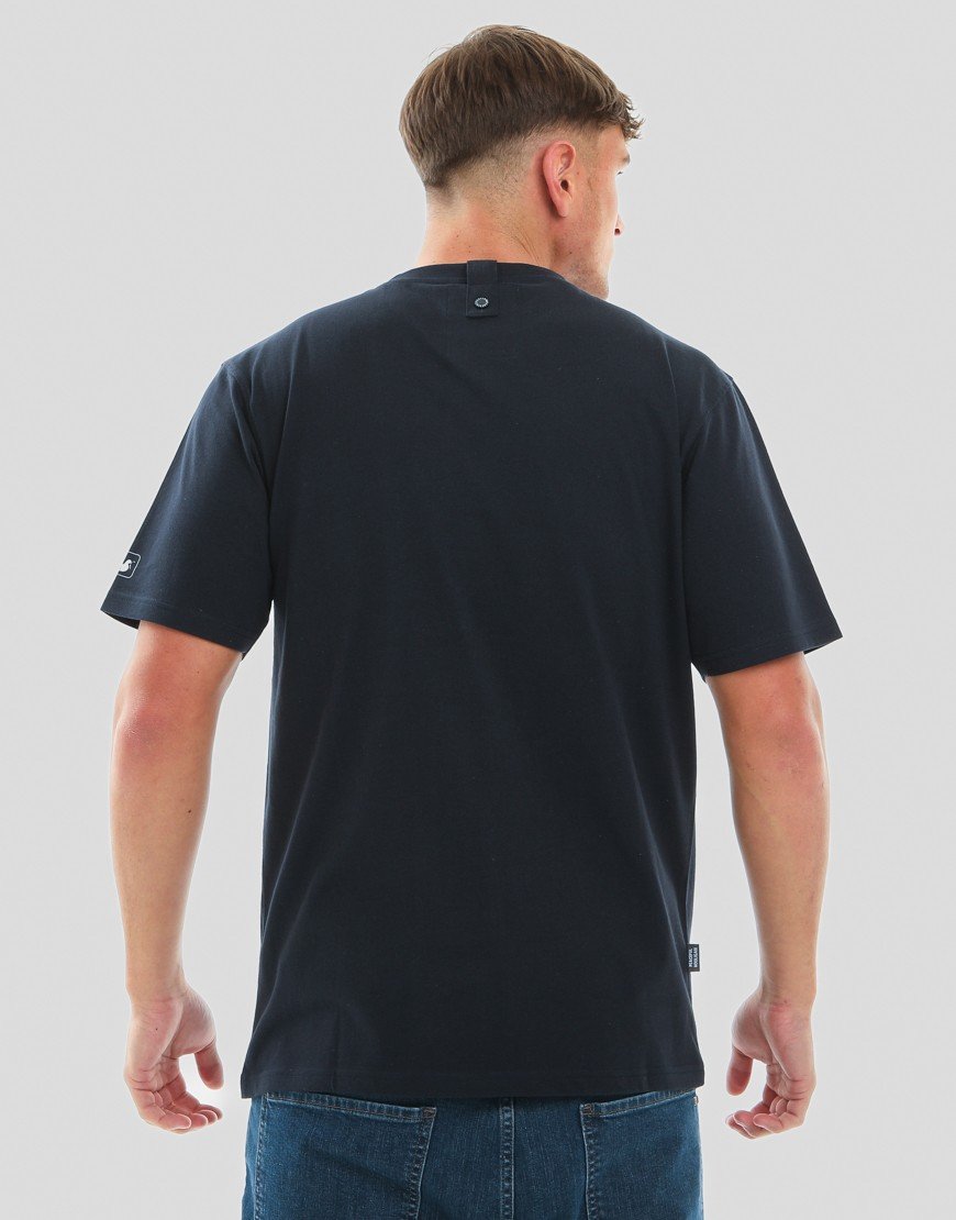 Peaceful Hooligan Tagged T-Shirt Navy