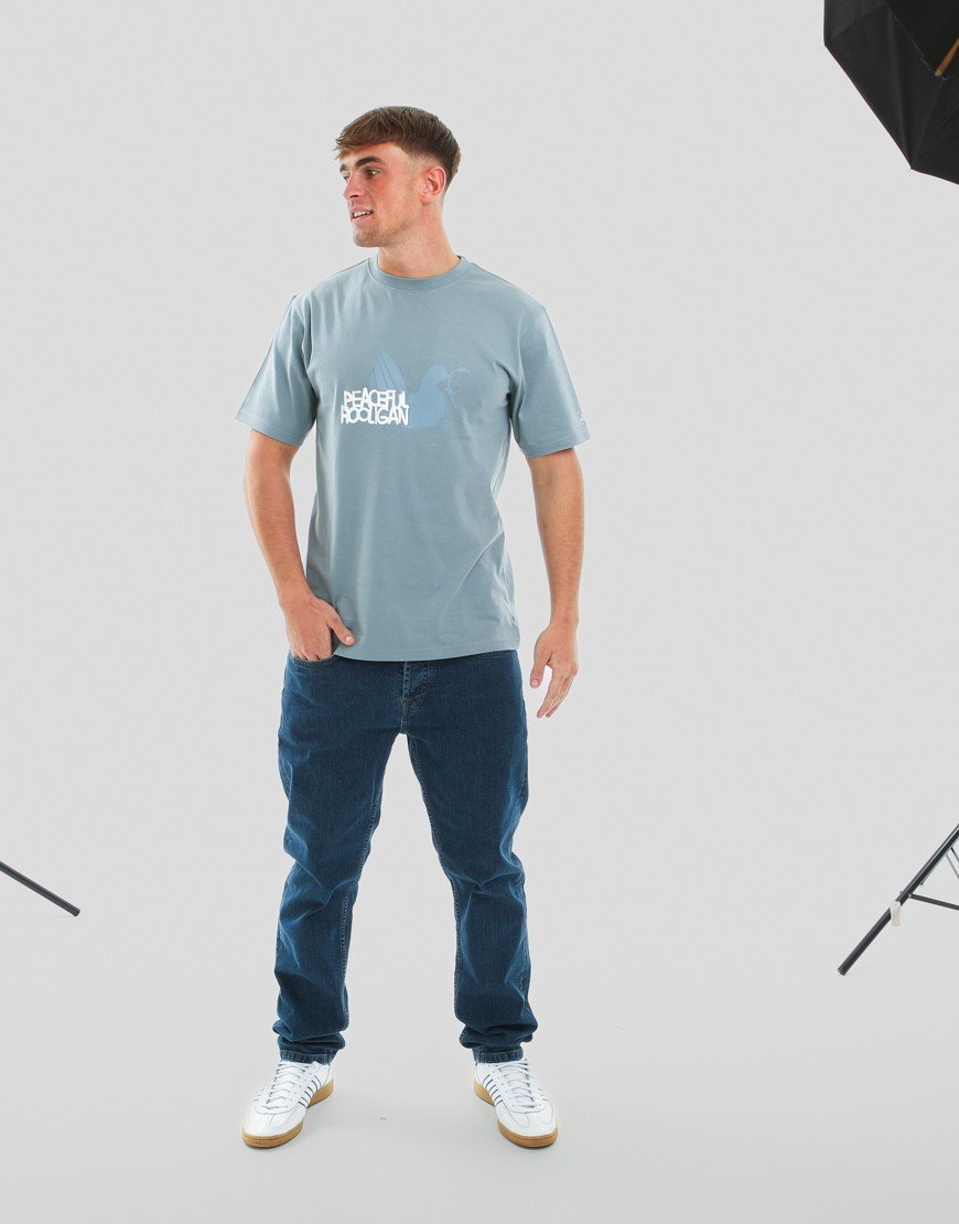 Peaceful Hooligan Tagged T-Shirt Slate