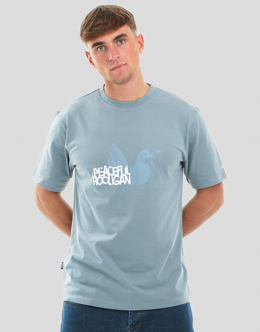Peaceful Hooligan Tagged T-Shirt Slate