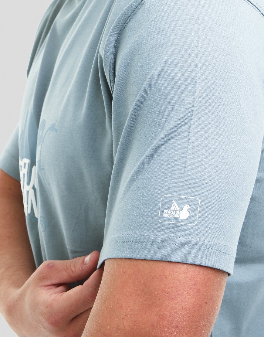 Peaceful Hooligan Tagged T-Shirt Slate