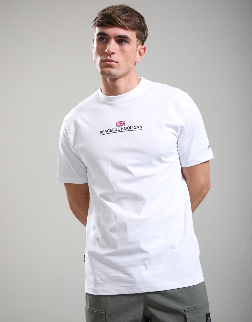 Peaceful Hooligan Union T-Shirt White