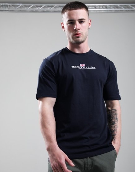 Peaceful Hooligan Union T-Shirt Navy