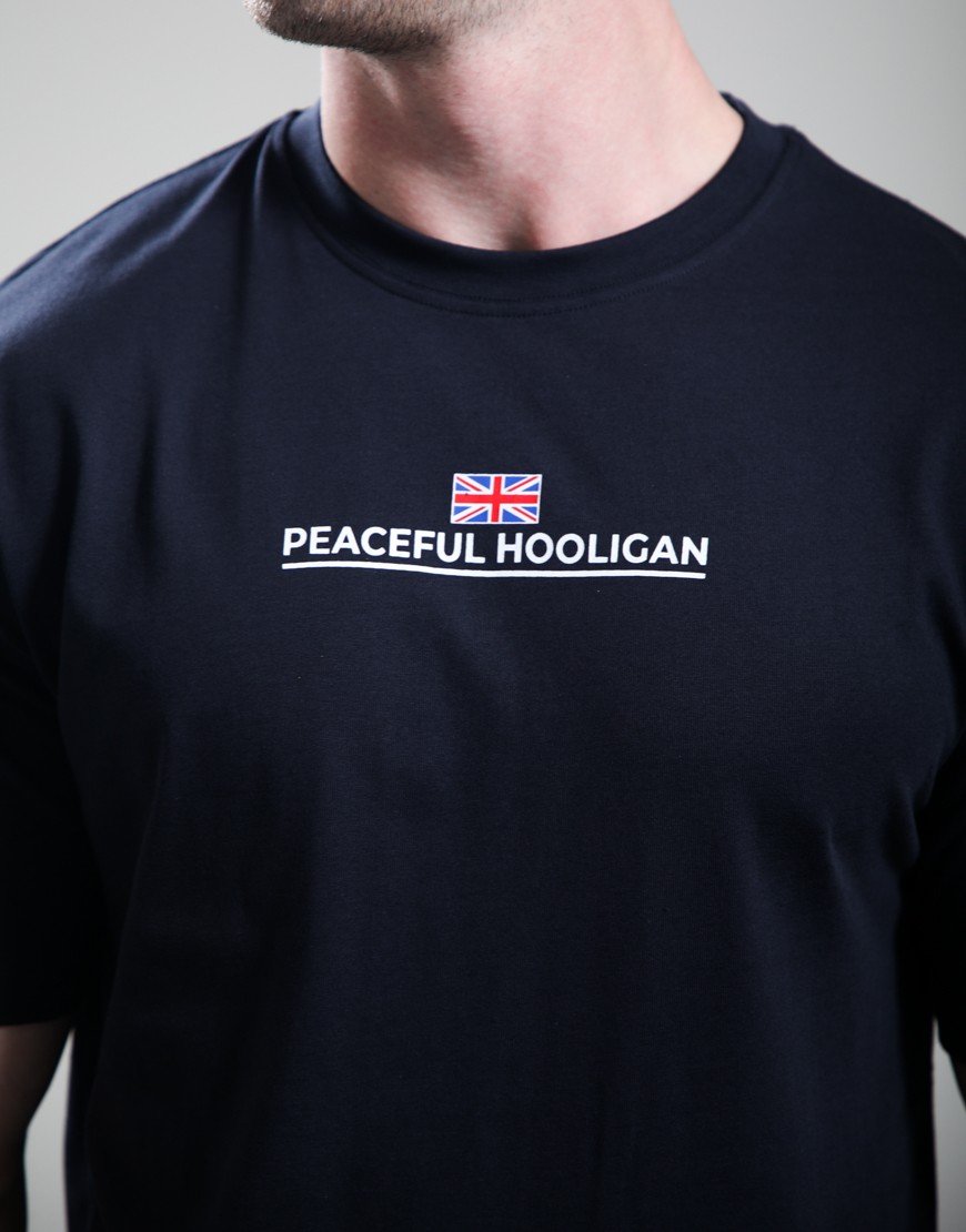 Peaceful Hooligan Union T-Shirt Navy