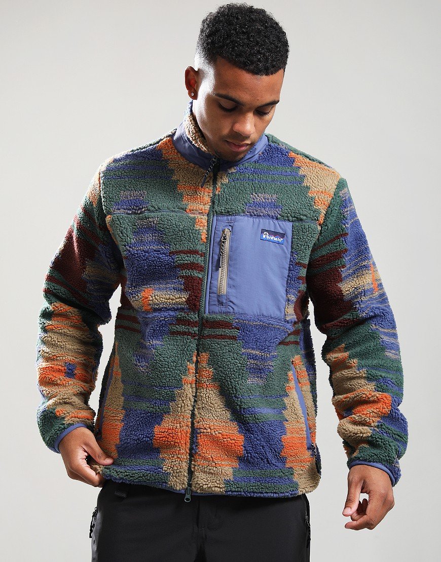 Penfield Forefounders Mattawa Fleece Jacket Lead Gray