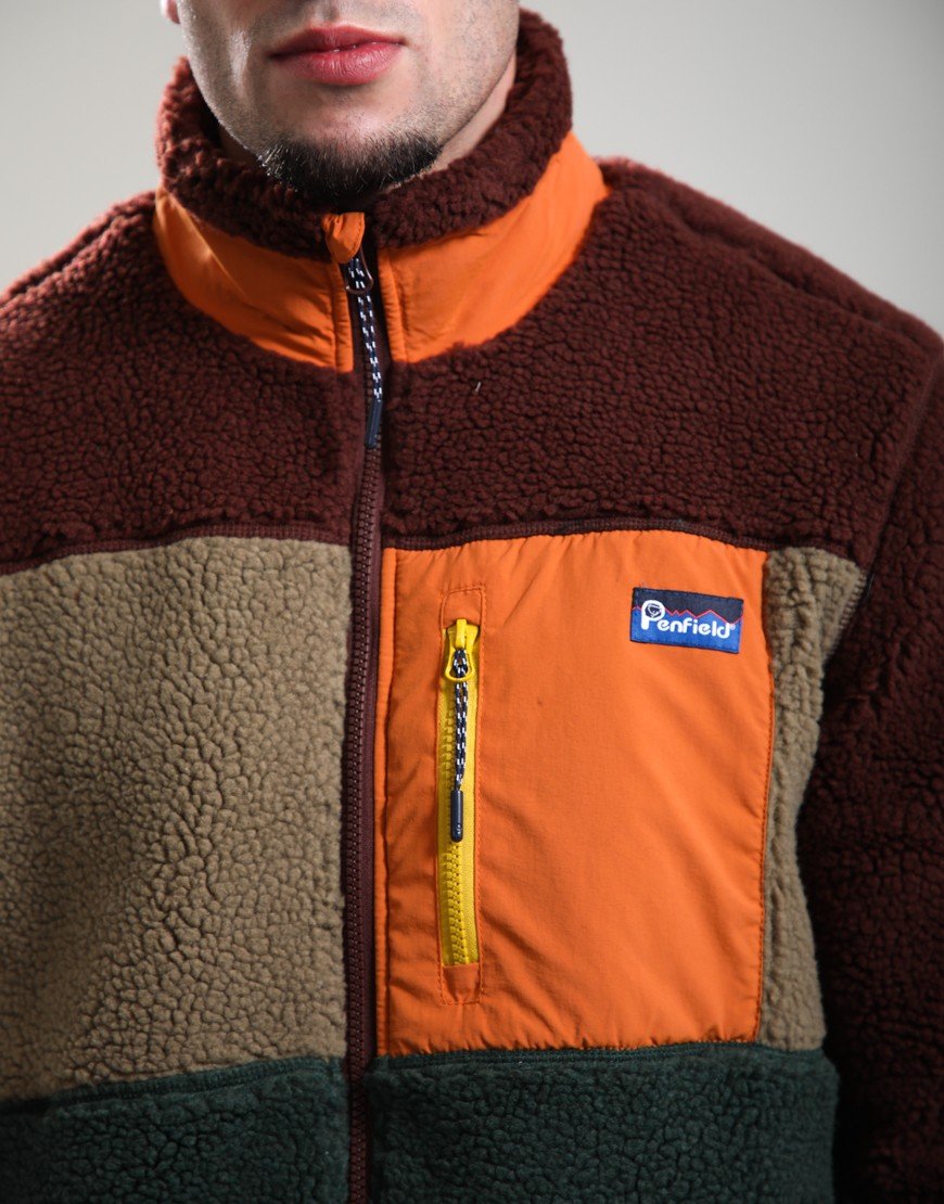 Penfield Mattawa Fleece Jacket Rum Raisin