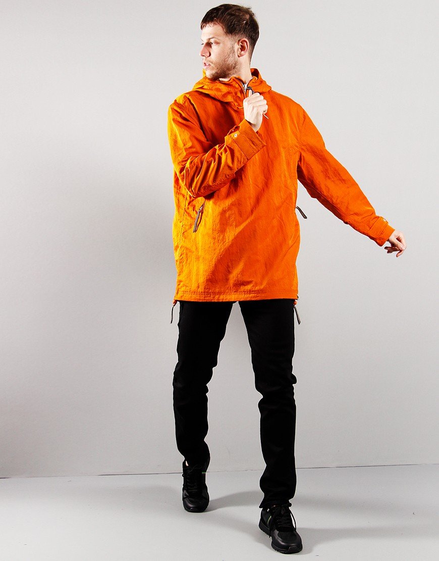 pretty green jacket orange