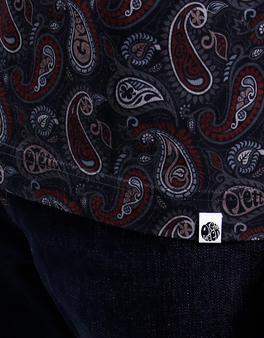 Pretty Green Hamilton Polo Shirt Burgundy