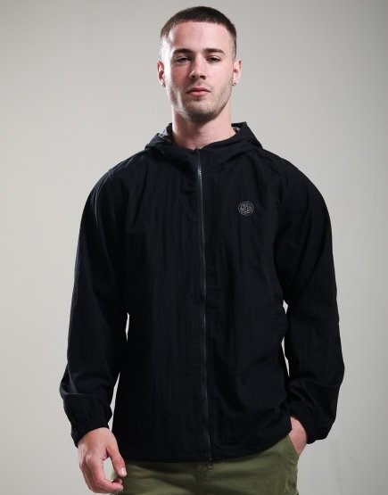 Pretty Green Feltham Hooded Jacket Black