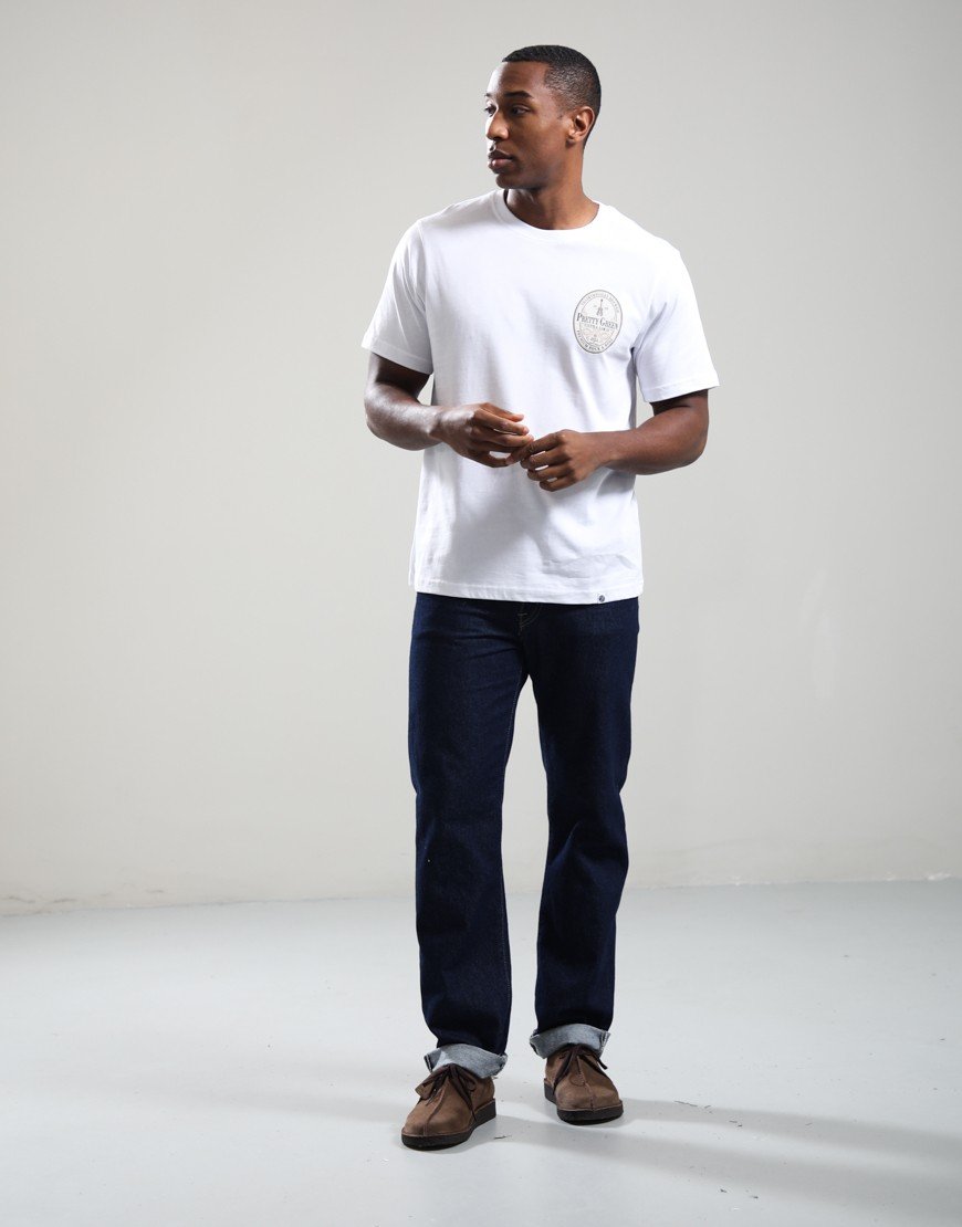 Pretty Green Black Stuff T-Shirt White