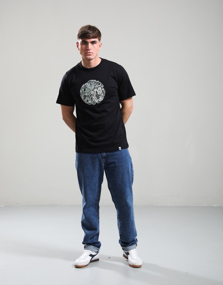 Pretty Green Bostall Logo T-Shirt Black