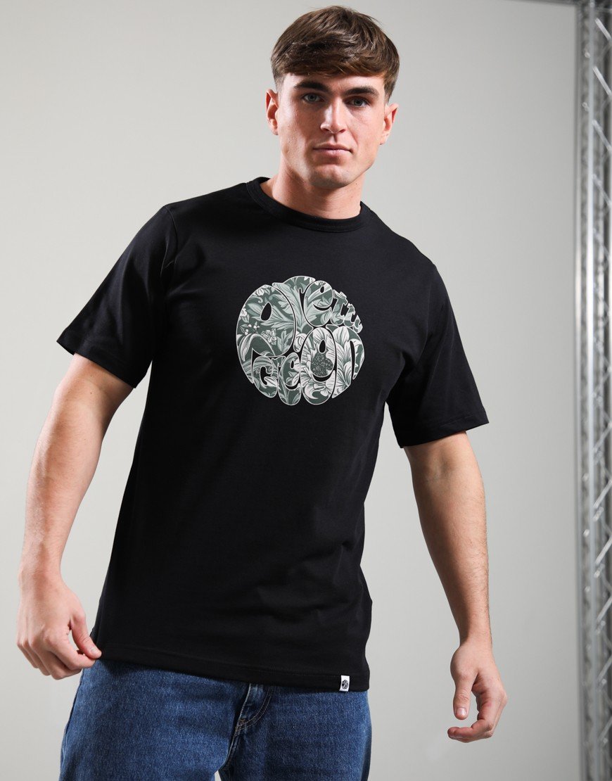 Pretty Green Bostall Logo T-Shirt Black