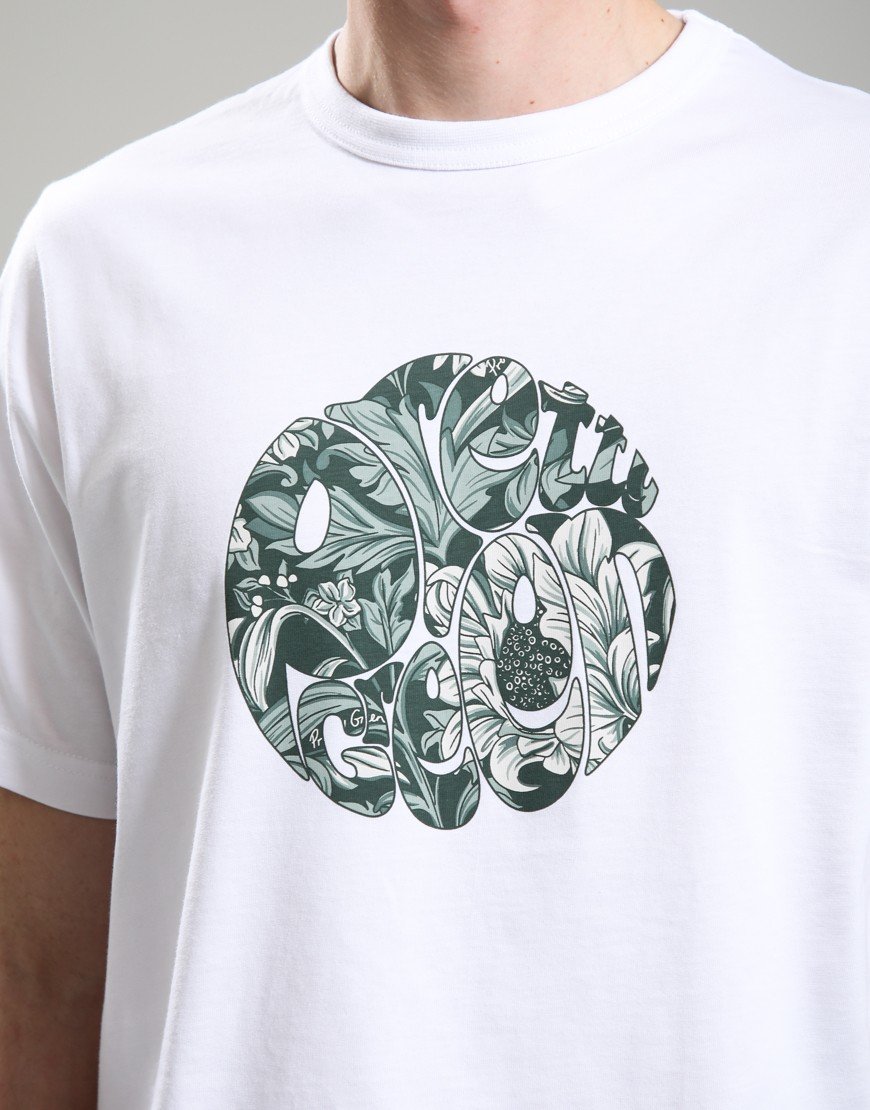 Pretty Green Bostall Logo T-Shirt White