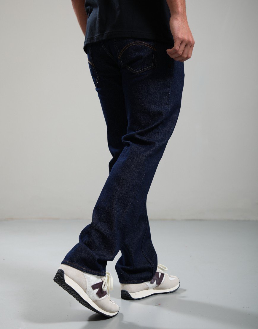 Pretty Green Burnage Regular Fit Jeans Rinse Blue