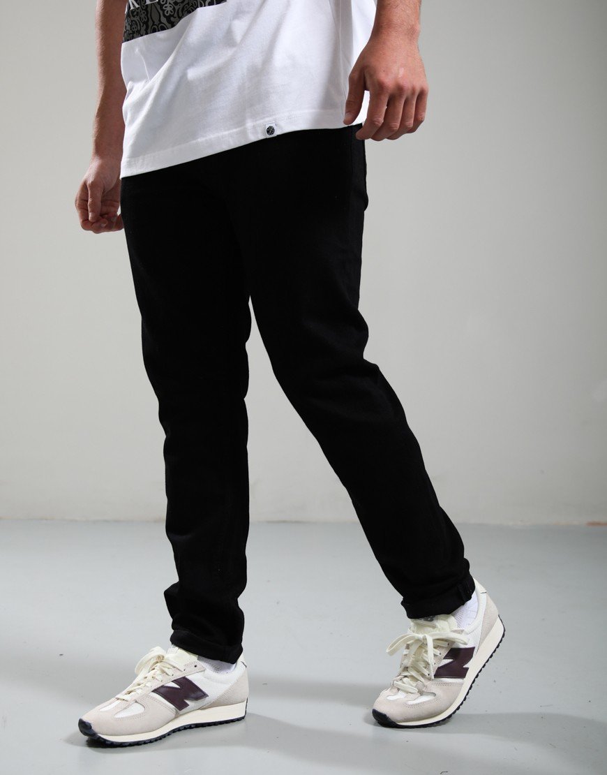 Pretty Green Erwood Slim Fit Jeans Black