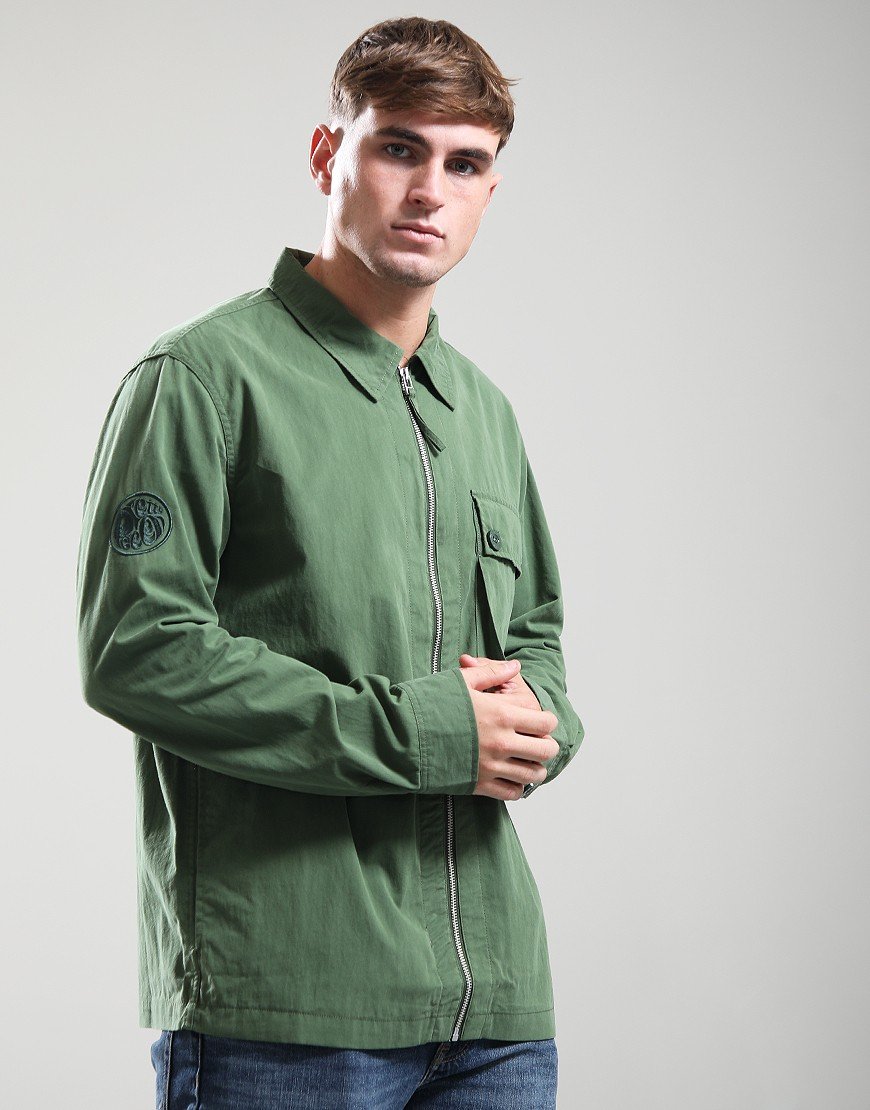Pretty Green Feltham Overshirt Khaki