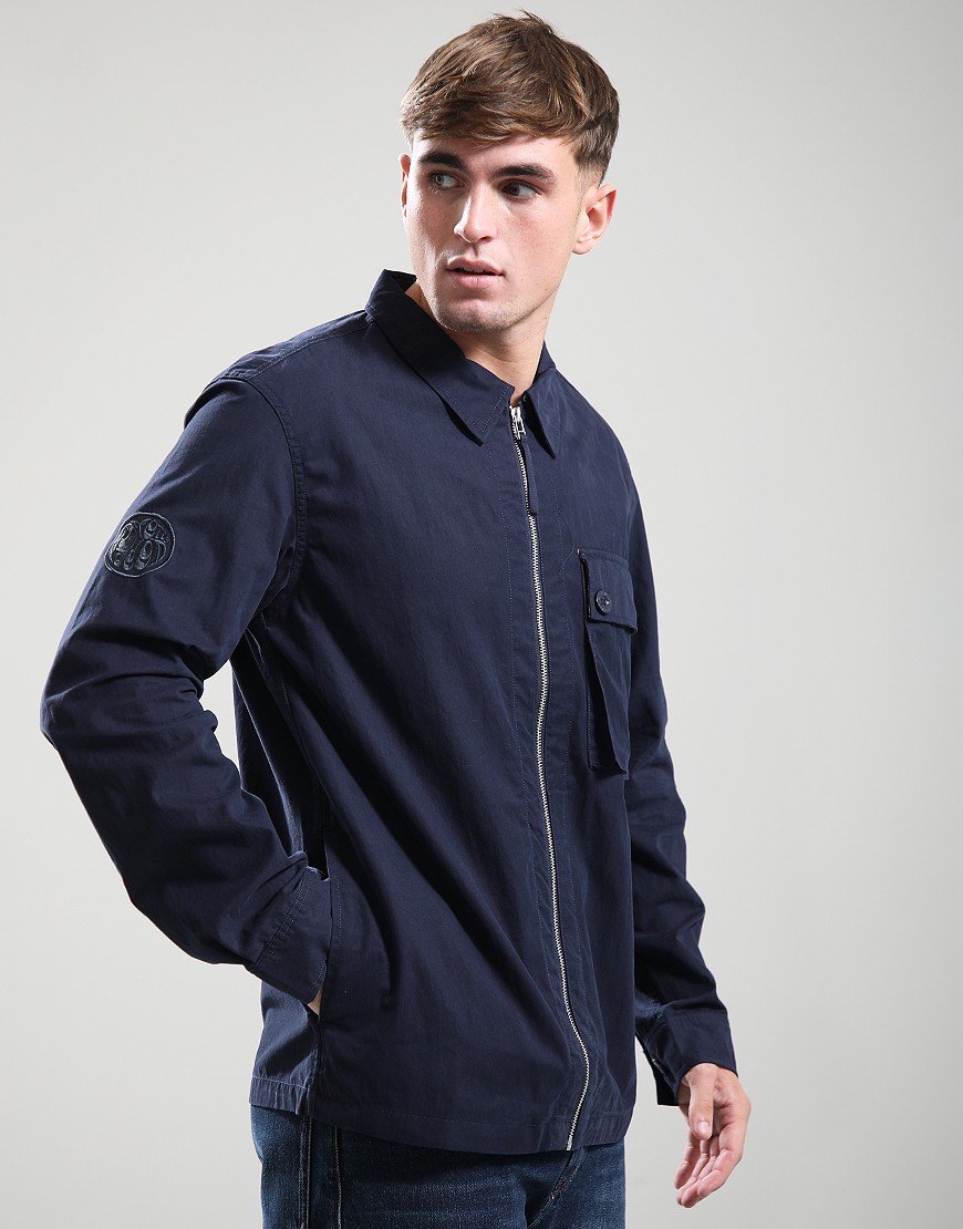 Pretty Green Feltham Overshirt Navy