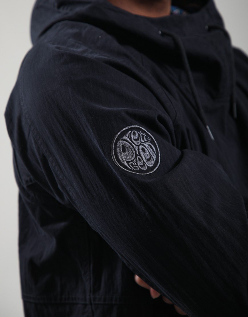 Pretty Green Feltham Smock Black