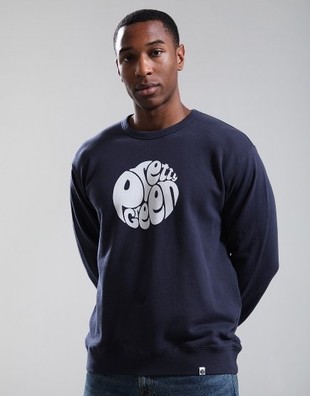 Pretty Green Gillespie Crew Sweat Navy