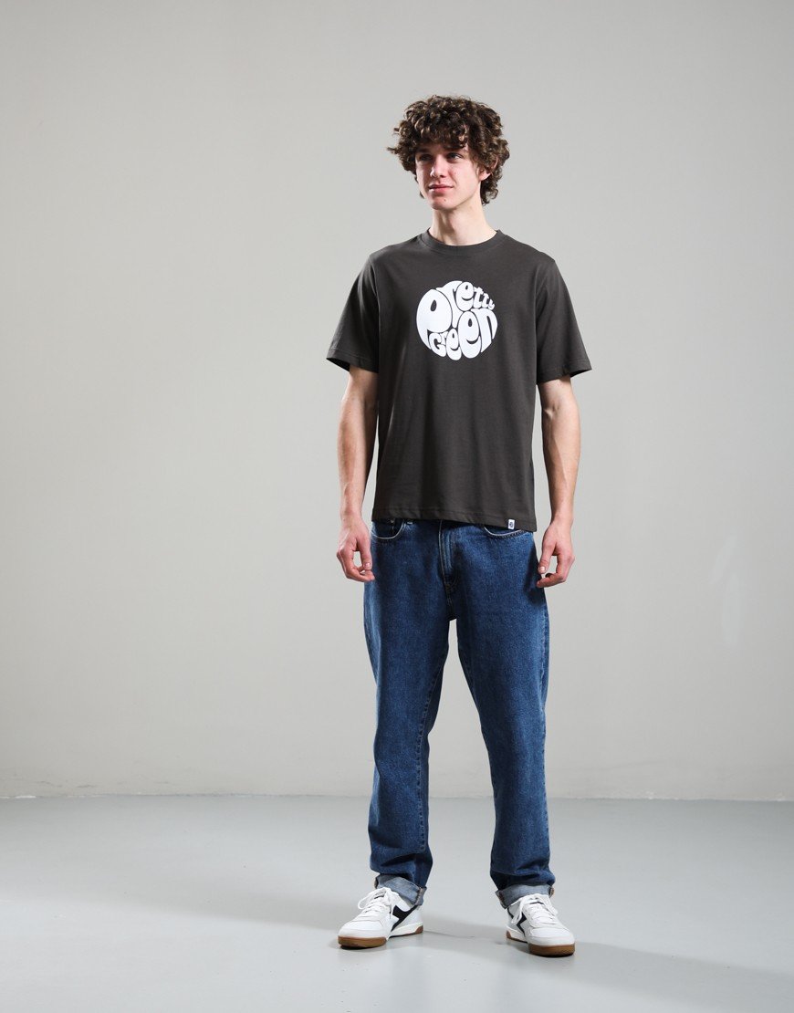 Pretty Green Gillespie Logo T-Shirt Charcoal