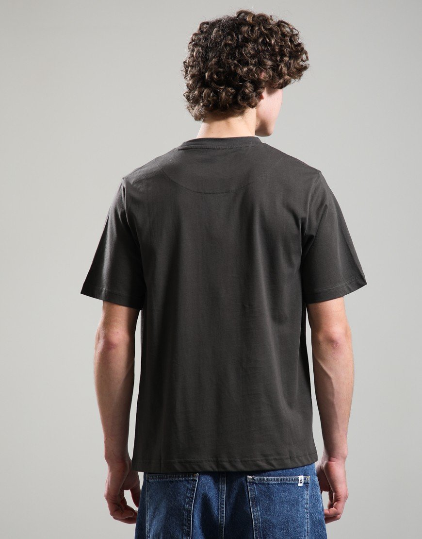 Pretty Green Gillespie Logo T-Shirt Charcoal