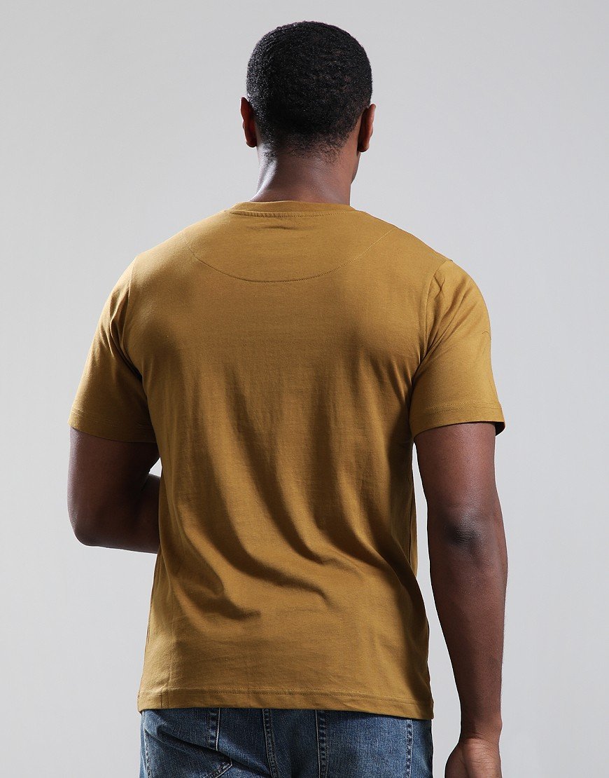 Pretty Green Gillespie Logo T-Shirt Khaki Green