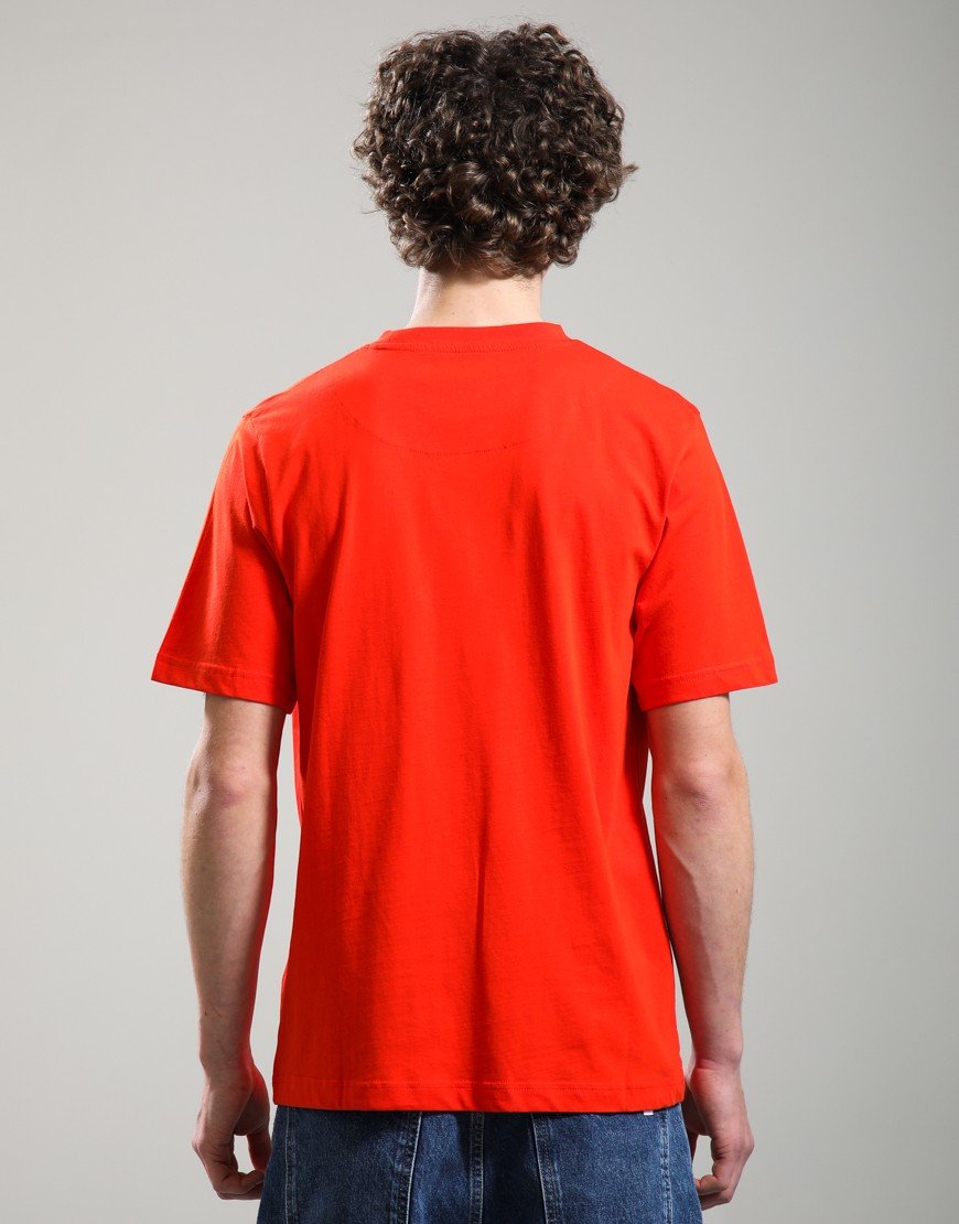 Pretty Green Gillespie Logo T-Shirt Orange