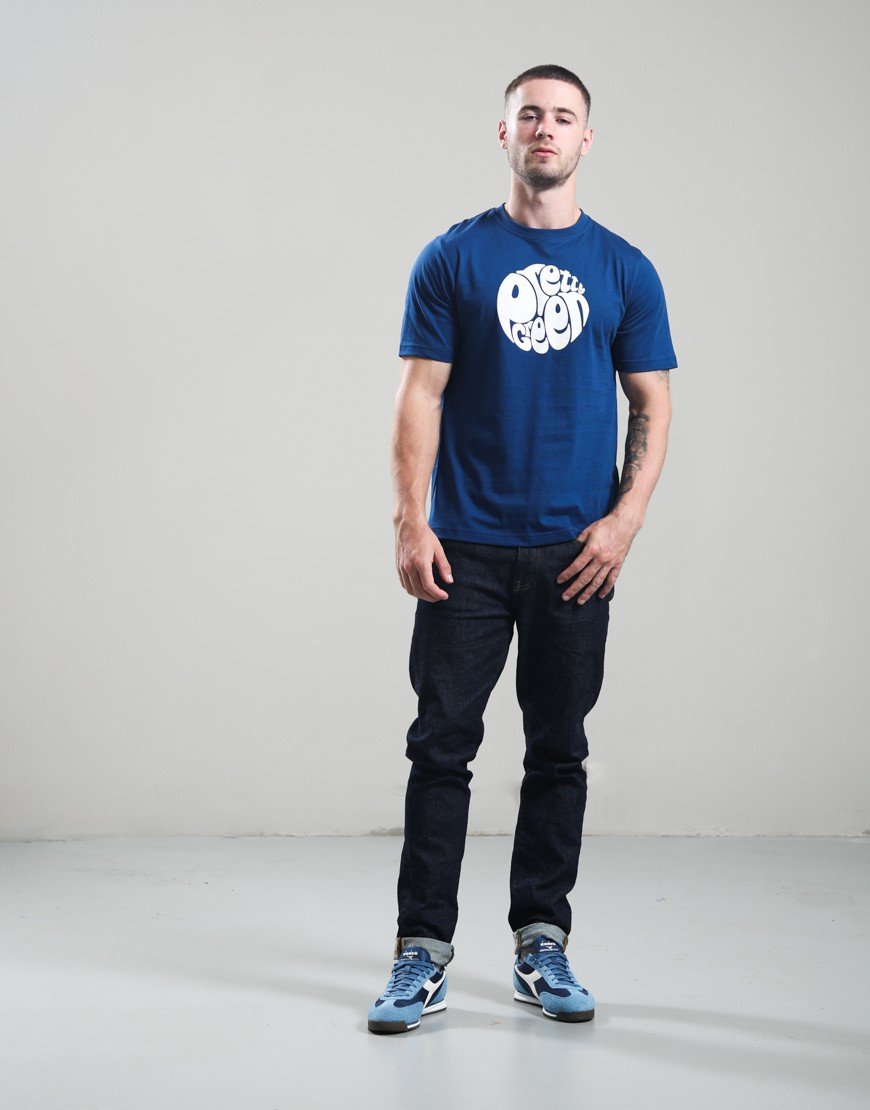 Pretty Green Gillespie T-Shirt Dark Blue