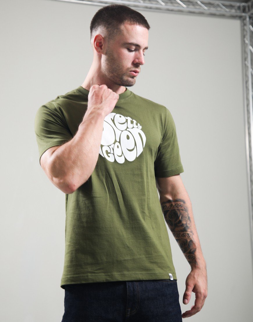 Pretty Green Gillespie T-Shirt Khaki
