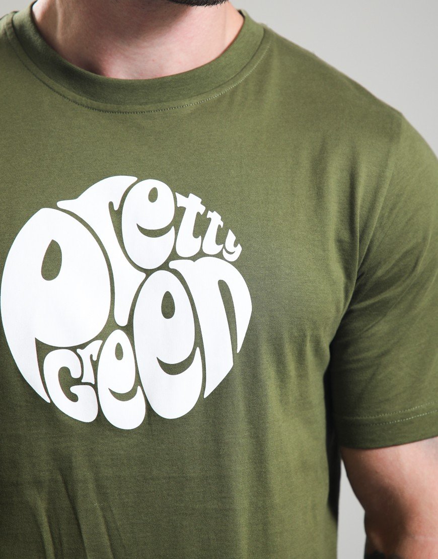 Pretty Green Gillespie T-Shirt Khaki