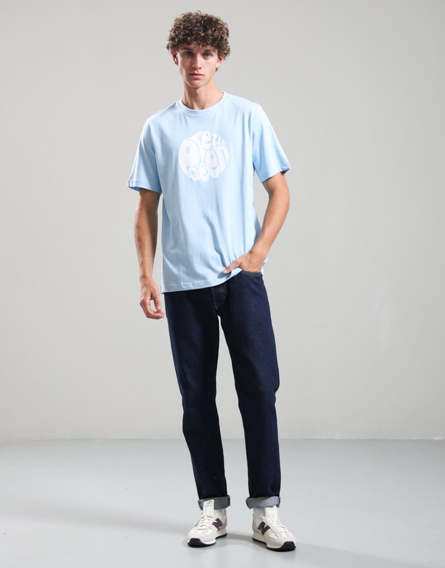 Pretty Green Gillespie T-Shirt Sky Blue