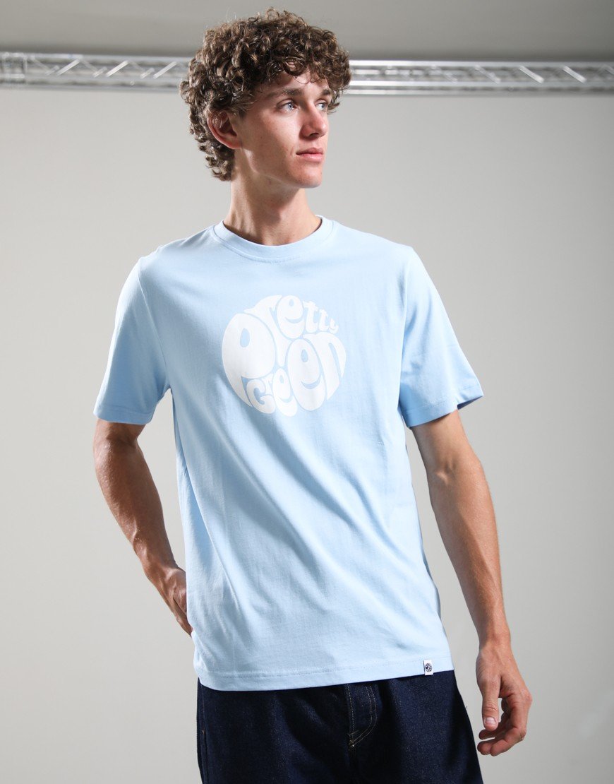 Pretty Green Gillespie T-Shirt Sky Blue