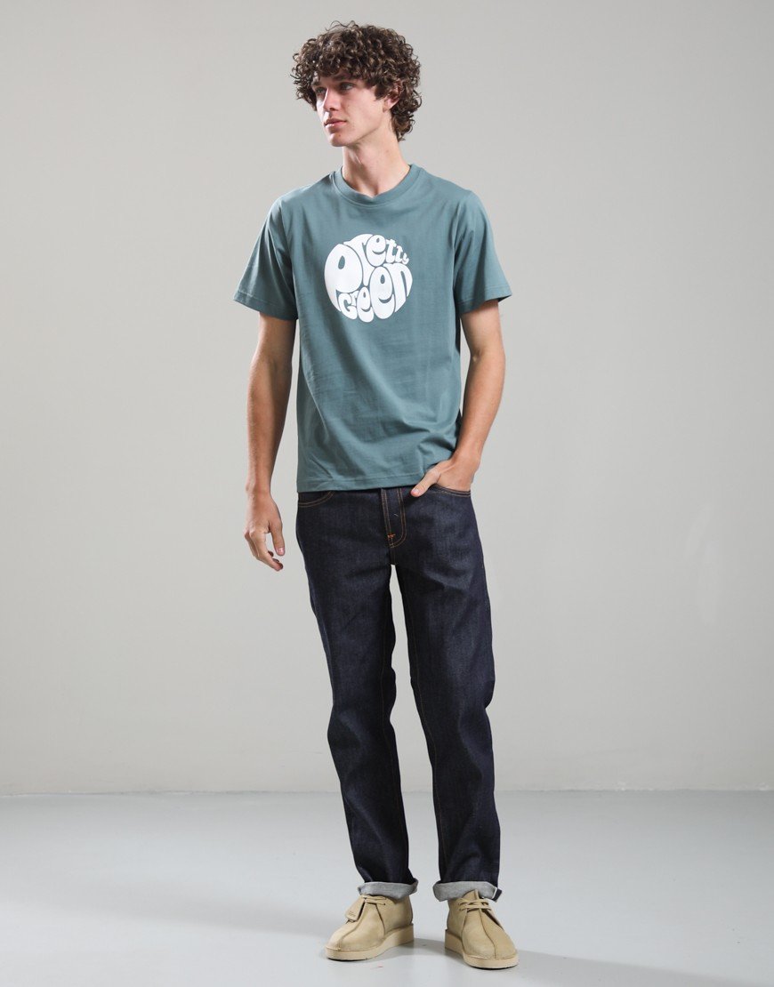 Pretty Green Gillespie Logo T-Shirt Teal