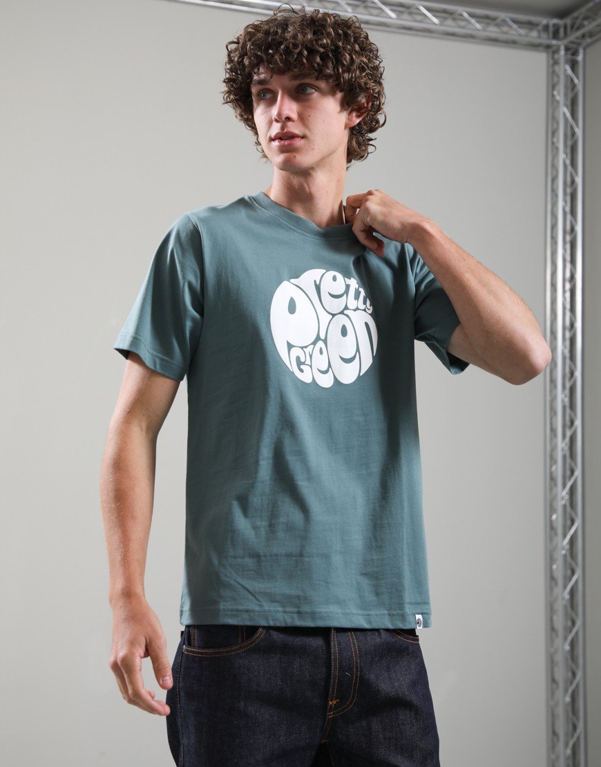 Pretty Green Gillespie Logo T-Shirt Teal