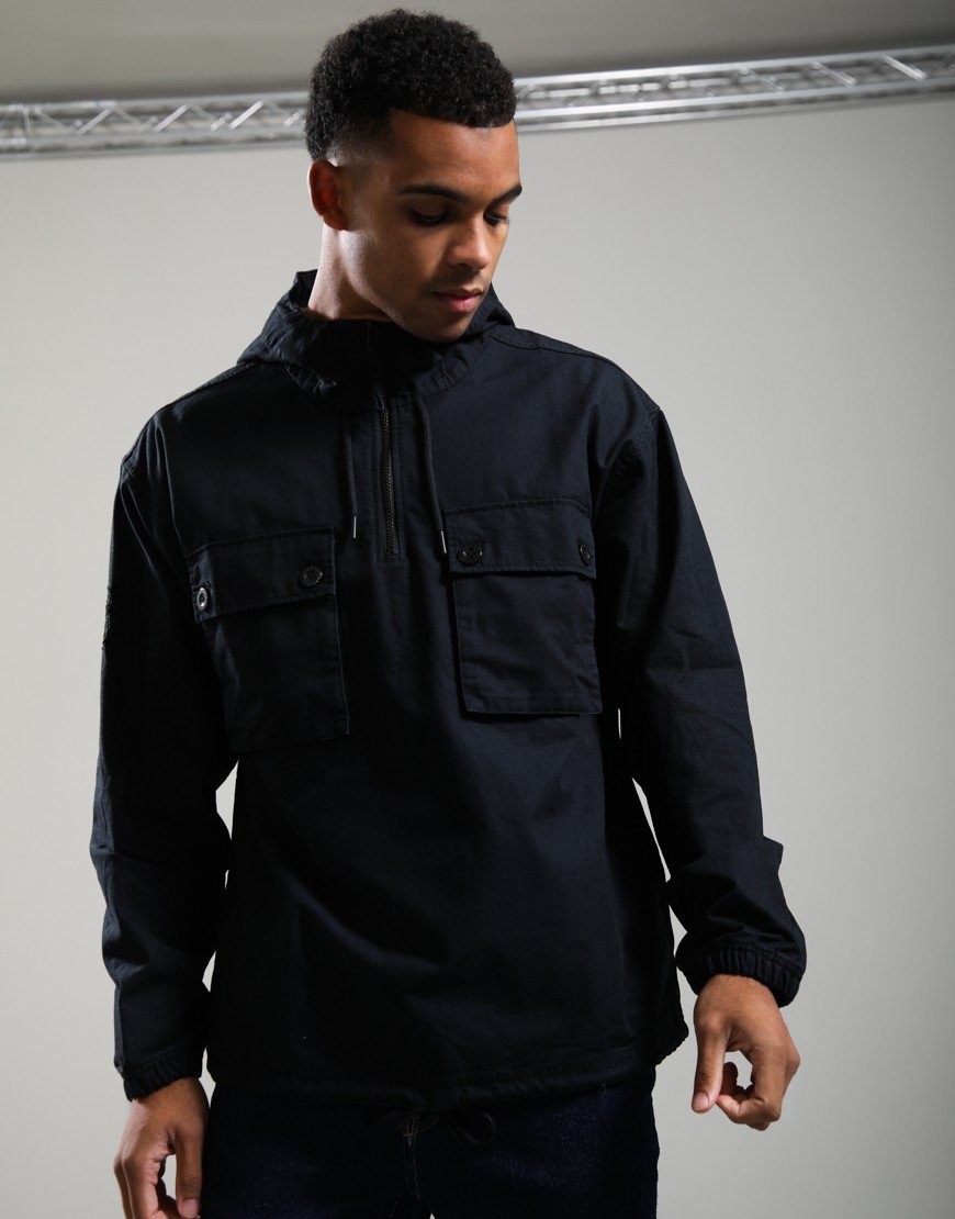 Pretty Green Hatton Smock Black