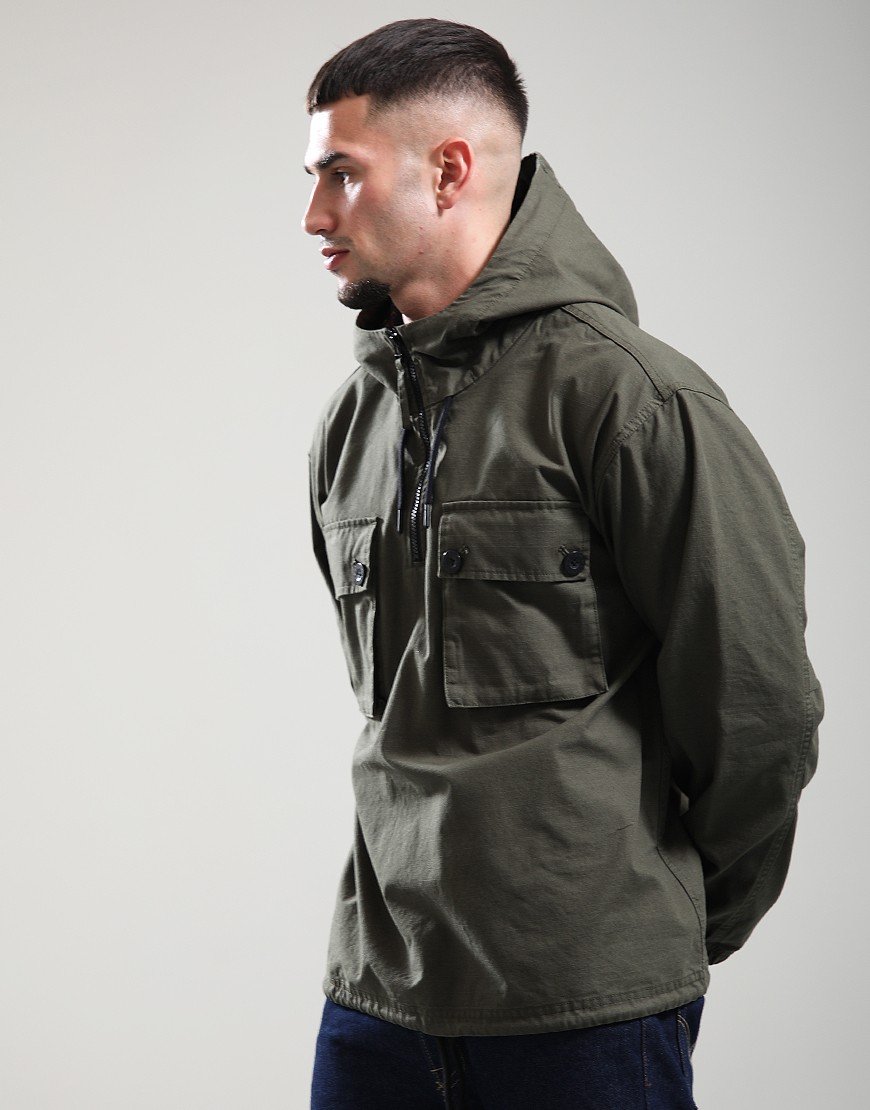 Pretty Green Hatton Smock Khaki