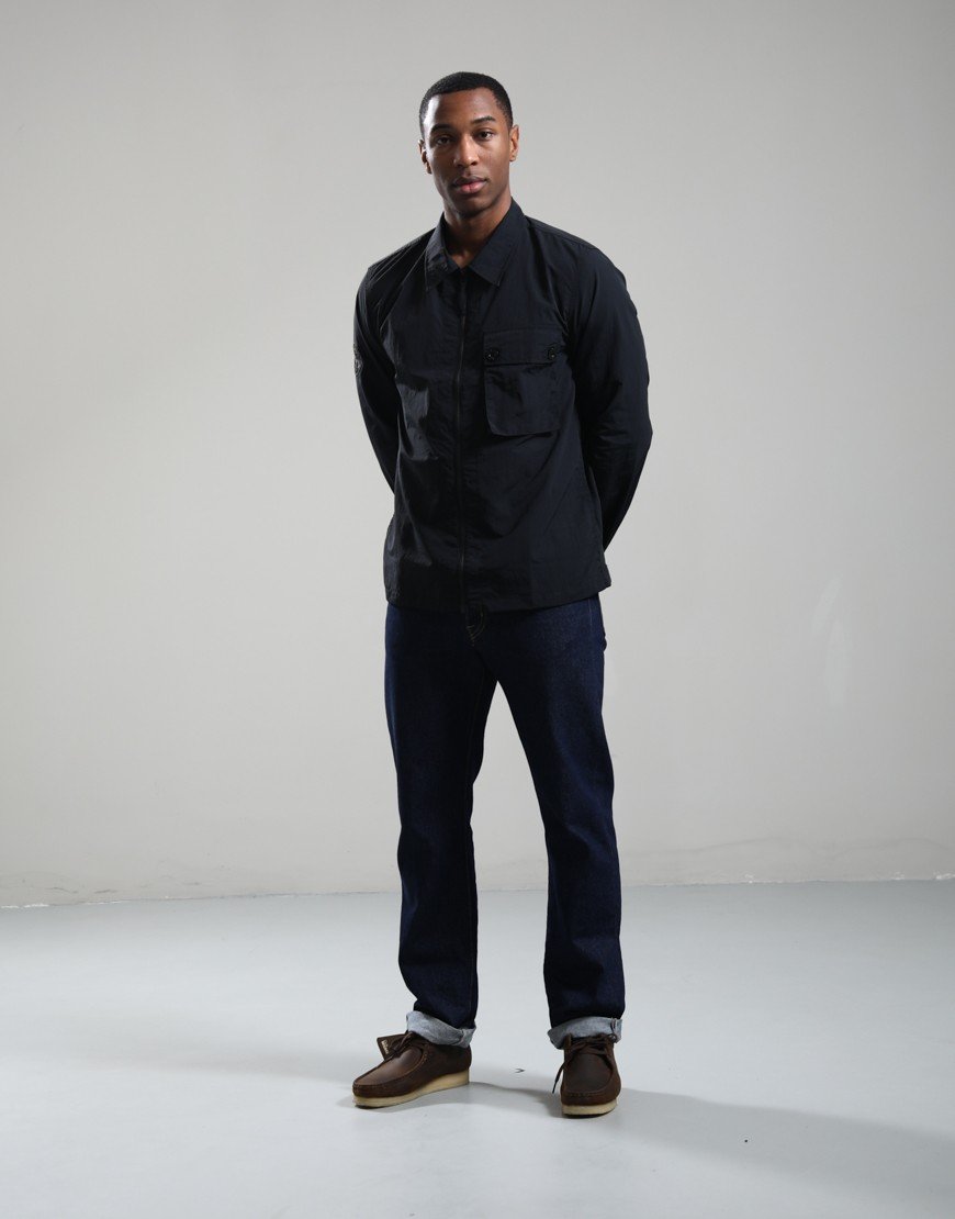 Pretty Green Heaton Overshirt Black