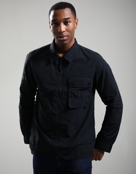 Pretty Green Heaton Overshirt Black