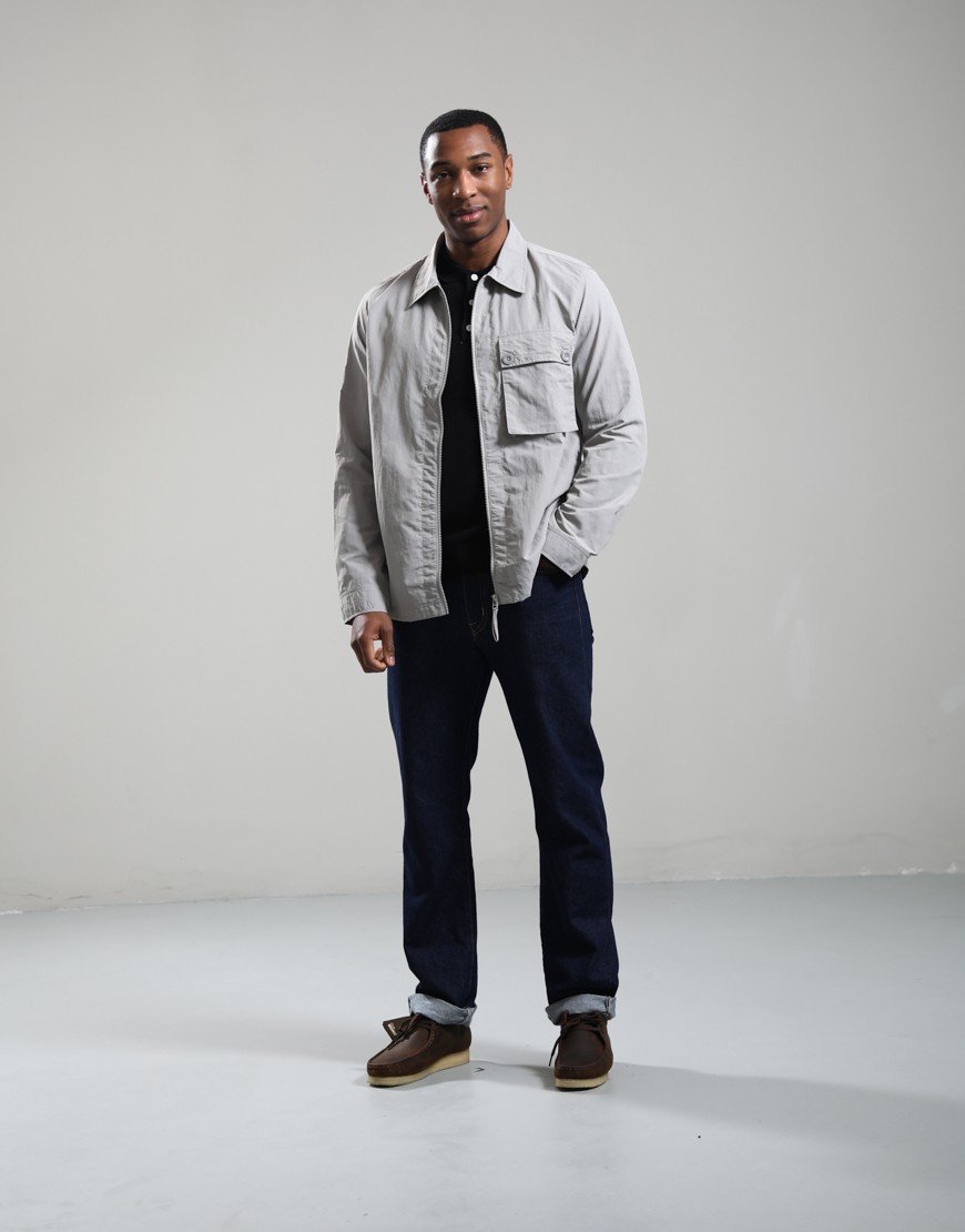 Pretty Green Heaton Overshirt Grey