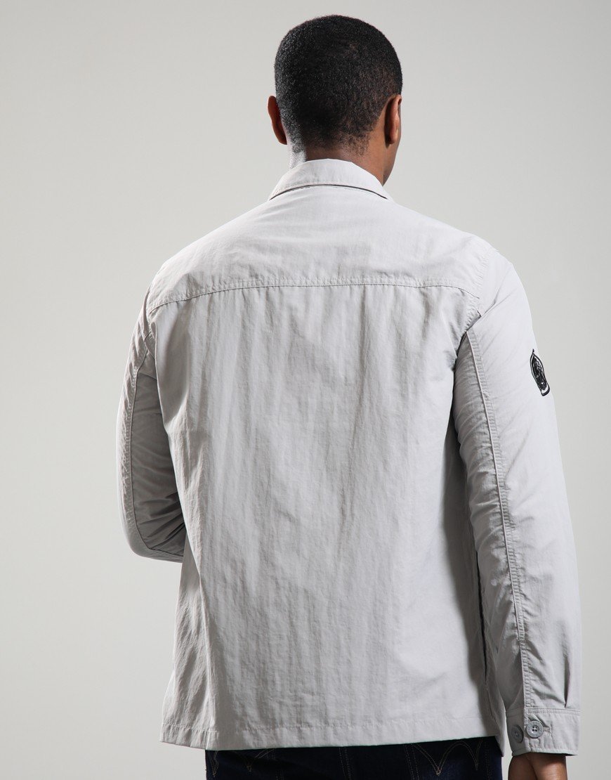 Pretty Green Heaton Overshirt Grey