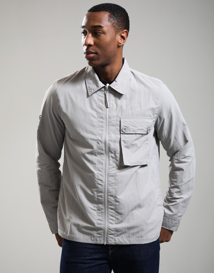 Pretty Green Heaton Overshirt Grey
