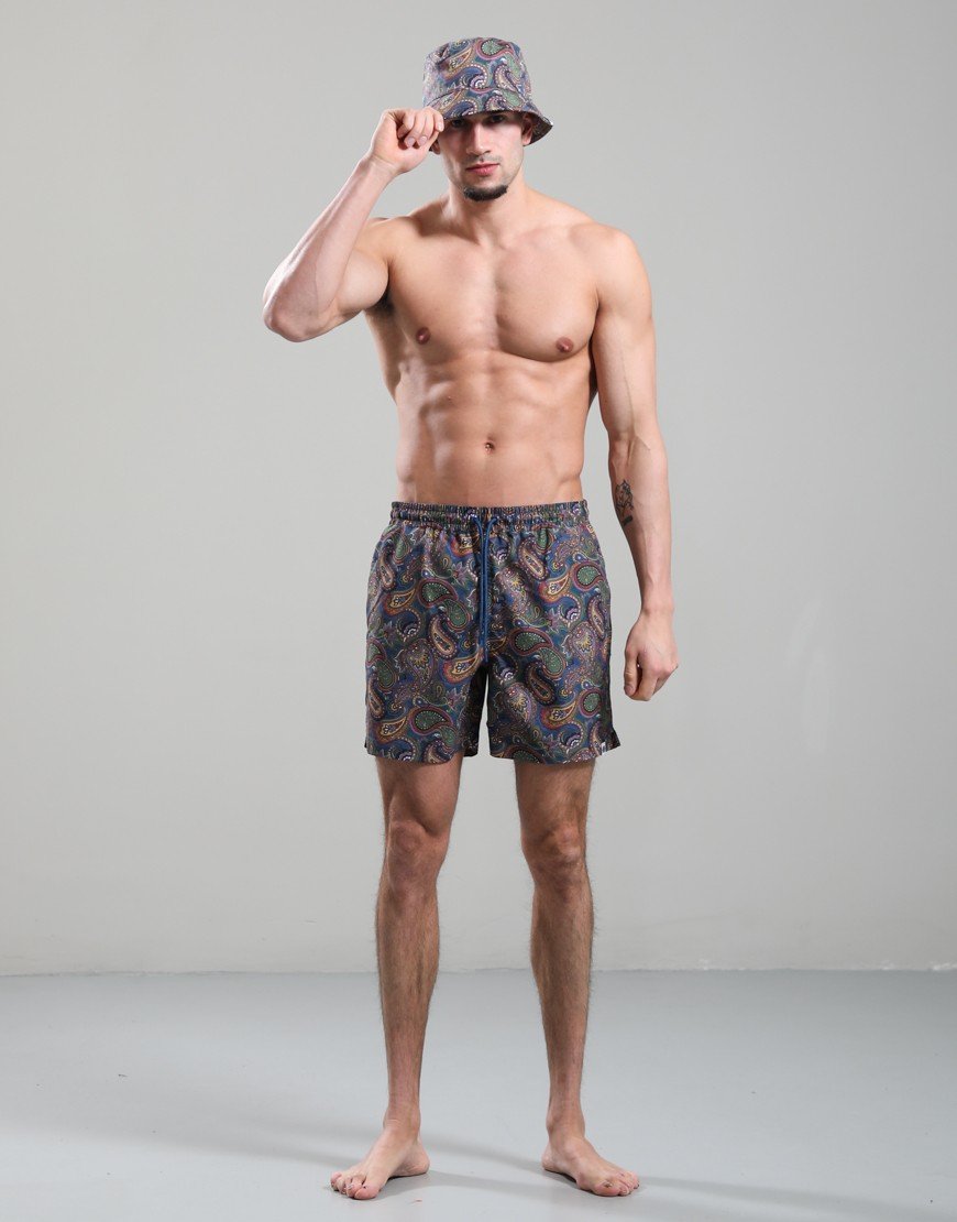 Pretty Green House Paisley Bucket Hat Multi