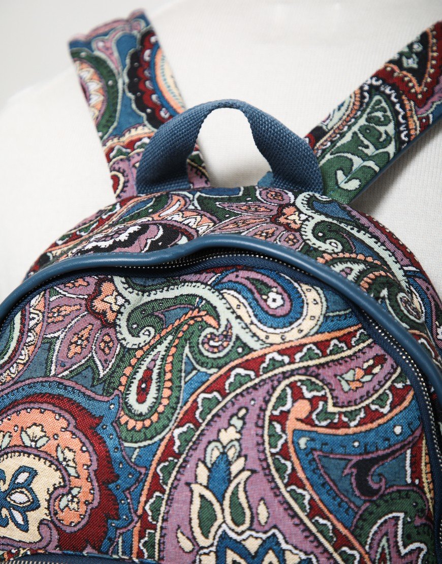 Pretty Green House Paisley Jacquard Backpack
