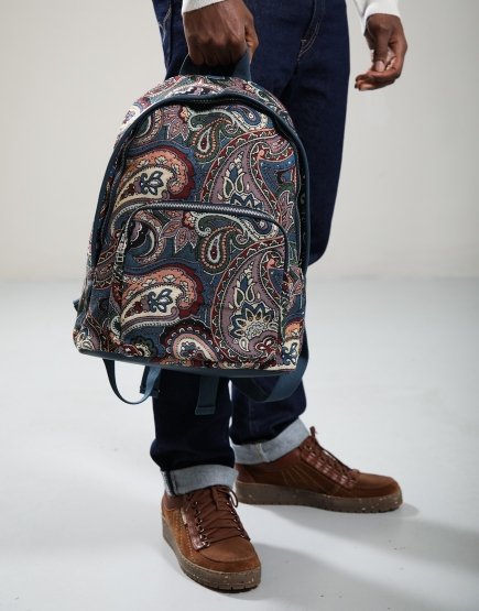 Pretty Green House Paisley Jacquard Backpack