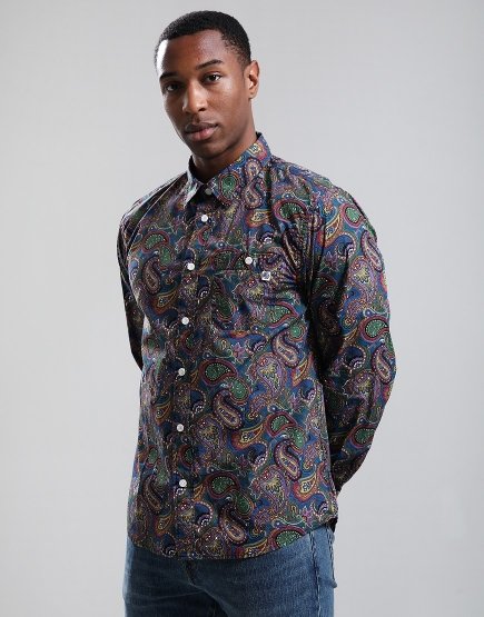 Pretty Green House Paisley Shirt Multi