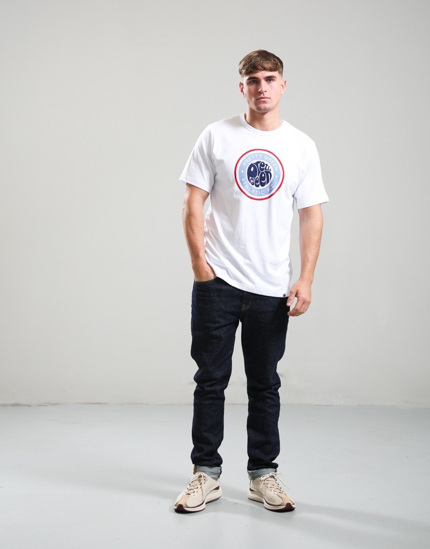 Pretty Green Kingsleigh Logo T-Shirt White
