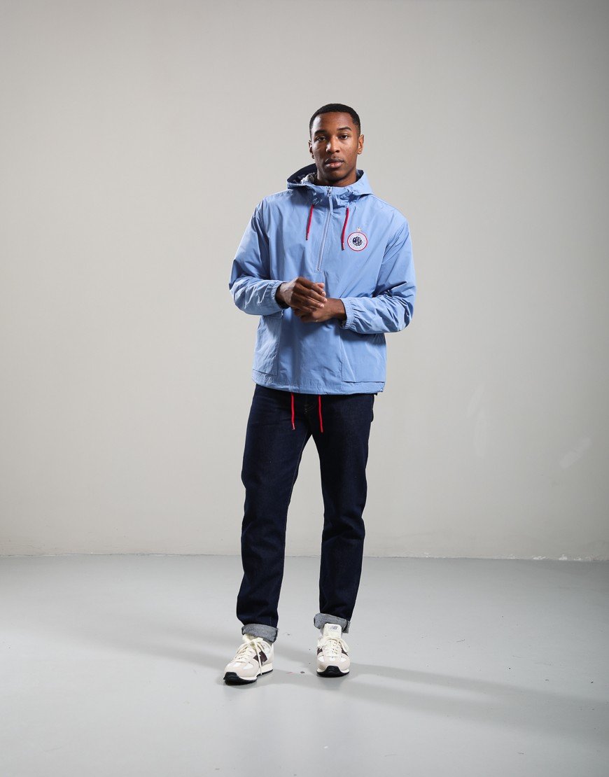 Pretty Green Kingsleigh Smock Blue