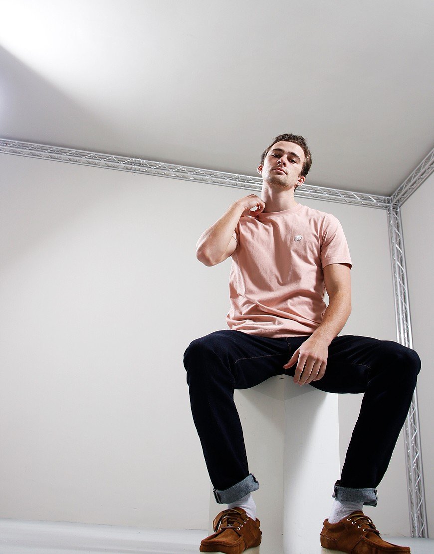 Pretty Green Mitchell T-Shirt Pink